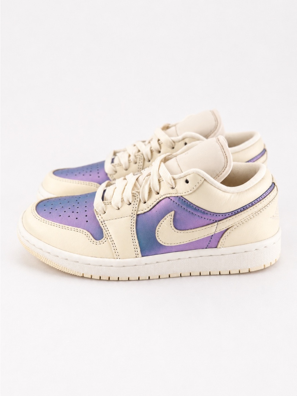 Size 6W- Jordan 1 Low Muslin Royal Tint Sneakers